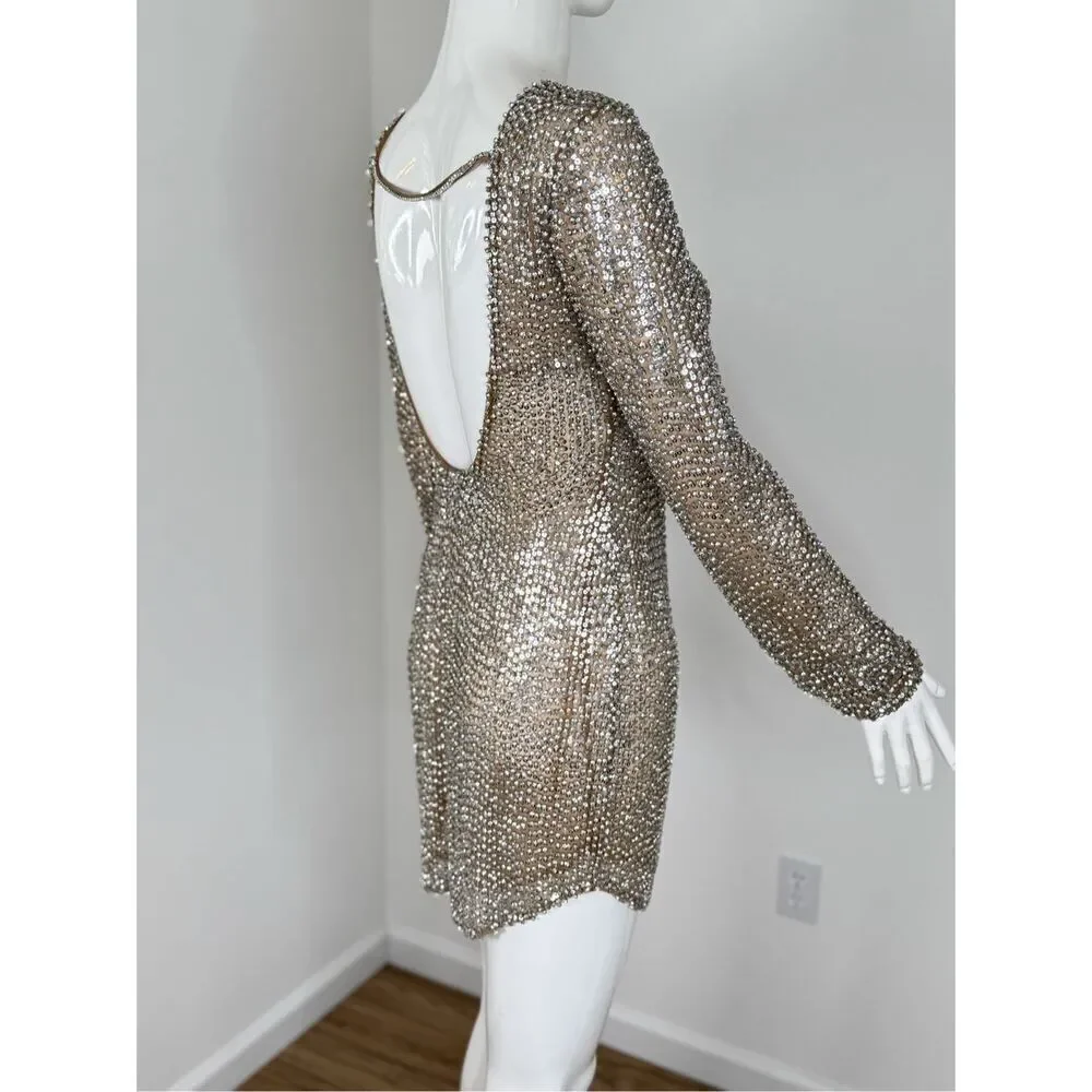 Retrofete Malaya Sequin Embellished Dress Size XS
